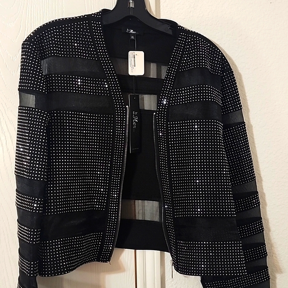 For Her Sheer Bling Jacket - Picture 5 of 11